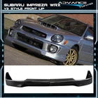 Fits 02-03 Subaru Impreza Wrx V3 Style Pu Front Bumper Lip Spoiler Splitter 2PCS New. Price: $94.99.