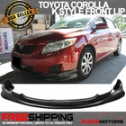 Fits 09-10 Toyota Corolla K Style Unpainted Front Bumper Lip Lower Spoiler Pu New. Price: $215.99.