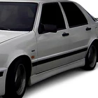 For Saab 9000 86-91 Turbo Style Fiberglass Side Skirt Rocker Panels Unpainted New. Price: $64.84.
