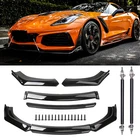 For Chevy Corvette C8 C7 Front Bumper Lip Spoiler Splitter Body Kit Glossy Black New. Price: $129.99.