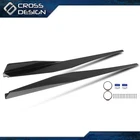 Fits Chevy Corvette C8 Carbon Fiber Side Skirts Extension Splitter Winglet 20-25 New. Price: $134.32.