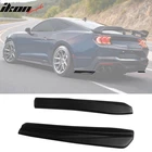 Fits 24-26 Ford Mustang 7TH Dark Horse Ikon Style Matte Black Rear Bumper Aprons New. Price: $37.99.