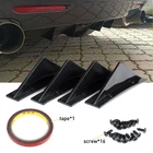 Rear Lower Bumper Diffuser 4FIN Spoiler Lip Splitter Wing Universal Eoa New. Price: $11.39.