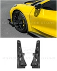 For 23-UP Corvette C8 Z06 Extended V2 Carbon Fiber Front Mud Flaps Guards New. Price: $299.98.