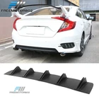 Universal Rear Bumper Lip Diffuser Spoiler Splitter Shark Fin Matte Black Pp 2PC New. Price: $16.95.
