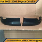 Bumper Spoiler Body Kit Lower Chin Lips For 2003 2004 Toyota Corolla 2PCS Black New. Price: $33.99.