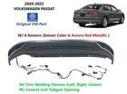 2020-2022 Volkswagen Passat Rear Bumper Lower Valance W/6 Sensors (textured) #11 New. Price: $260.00.