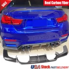 Real Carbon Fiber Rear Bumper Diffuser Lip Refit For Bmw F80 M3 F82 F83 M4 15-19 New. Price: $382.84.