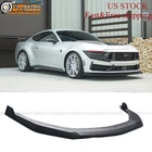 Front Bumper Lip For 24-25 Mustang Dark Hors Carbon Fiber Look Corner Wrap Style New. Price: $122.76.