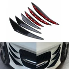 6X Universal Gloss Black Car/auto Front Bumper Fins Spoiler Canards Refit New. Price: $13.85.