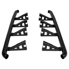 Arb 4420100 Deluxe Rock Sliders Left & Right -black For 07-14 Toyota Fj Cruiser New. Price: $521.00.