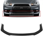 Fits 08-17 Mitsubishi Lancer Evo X 10 Front Lip Splitter Chin Spoiler Air Dam New. Price: $78.55.