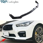 Front Bumper Lip Spoiler Splitter Glossy Black For 2014-2017 Infiniti Q50 Sport New. Price: $49.99.