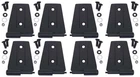 Kentrol 80576 Textured Black Door Hinge Set 8PC For 07-18 Jeep Wrangler Jk 4DR New. Price: $469.99.