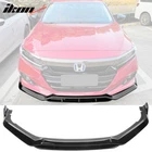 Fits 21-22 Honda Accord Ikon V2 Gloss Black Front Bumper Lip Spoiler Kit Pp 4PC New. Price: $45.99.