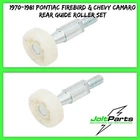Oer Front Door Window Rear Guide Roller Set For 1970-1981 Firebird & Camaro New. Price: $47.98.