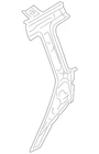 Genuine Nissan Body C-pillar 76630-1LA0B New. Price: $245.05.