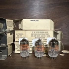 3X Raytheon JAN-CRP-5654/6AK5W Military Spec Black Plate Getter 1956 Tested Open. Price: $40.00.