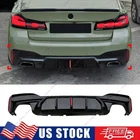M5 Style Gloss Black Led Light Rear Bumper Diffuser Kit For 17-23 Bmw G30 G38 New. Price: $119.98.