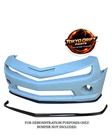 Fit 2010-2013 Camaro V8 Front Bumper Lip Spoiler Splitter Black Trim Replacement New. Price: $65.49.