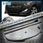 9PC Painted Black For 13-17 Hyundai Elantra Gt Hatchback Front Lip+ Side Skirts New. Price: $154.41.