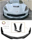 Z06 Carbon Flash Front Lip Splitter Stage 3 Side Winglets For 14-19 Corvette C7 New. Price: $3459.98.