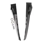 2PCS Side Skirt Extension Lip Kit For Subaru Wrx Sti 2015-21 Carbon Fiber New. Price: $375.78.