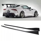 For 2020-2026 Toyota A90 Supra Real Carbon Fiber Side Skirts Rocker Panel Lip Vr New. Price: $423.88.