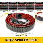 118CM Rear Wing Lip Spoiler Carbon Fiber Led Tail Trunk Roof Trim Light Lamp New. Price: $29.99.