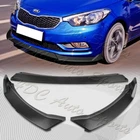 2014-2016 Kia Forte Ex Lx Sx Matt Black Front Bumper Splitter Spoiler Lip New. Price: $85.99.