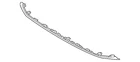 Genuine Audi Spoiler 8Y0-807-110-GRU New. Price: $162.85.