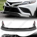 For 21-24 Toyota Camry Xse Black Front Bumper Lip W/ Led Sequential Lights New. Price: $142.99.