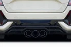 For 2017-2021 Civic Typer Duraflex Bz Rear Bumper Add On Piece New. Price: $76.00.