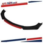 Red 2* Layer Lip Car Front Bumper Spoiler Splitter Protector Universal New. Price: $32.36.