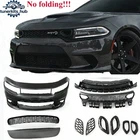 For 15-23 Dodge Charger SRT-8 Hellcat Front Lower Bumper Lip Spoiler Body Kit New. Price: $386.99.