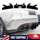 Gloss Black Rear Bumper Diffuser Extension Lip Kit For Tesla Model Y 2019-2025 New. Price: $42.00.