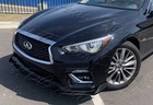 For 18-24 Infiniti Q50 Base/premium Painted Black Front Bumper Body Kit Lip 3PCS New. Price: $51.99.