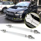 Adjustable Chrome Front Bumper Lip Splitter Strut Rod Tie For Subaru Wrx Sti New. Price: $15.98.