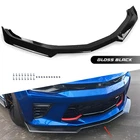 Fits For 16-22 Chevy Camaro 1LE Style Gloss Black Front Bumper Lip Splitter Abs New. Price: $69.99.