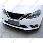 For 2016-2019 Nissan Sentra Unpainted Blk Front Bumper Body Kit Spoiler Lip 3PCS New. Price: $44.99.