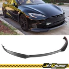 Fits 16-21 Tesla Model Ikon Style Front Bumper Lip Splitter Matte Carbon Fiber New. Price: $359.99.
