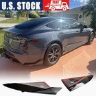 Real Carbon Rear Bumper Lip Splitters Side Fins For Tesla Model Plaid 2021-23 New. Price: $169.10.