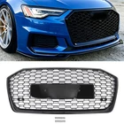 Sport Style Front Grille For Audi A6 S6 C8 2019-2025 Gloss Black Honeycomb Mesh New. Price: $148.19.