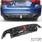Rear Diffuser Bumper Lip Fits 2018-2023 2024 Infiniti Q50S W/led Real Carbon New. Price: $329.00.