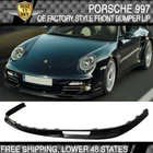 Fits 07-13 Porsche 997 911 Turbo Oe Factory Style Front Bumper Lip Unpainted -pu New. Price: $144.99.