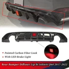 Carbon Fiber Rear Bumper Diffuser Lip For Infiniti Q60 2017-2022 W/ Led Light New. Price: $77.99.