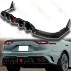 For 18-21 Kia Stinger Carbon Fiber Rear Bumper Diffuser Spoiler / Led Light New. Price: $679.24.