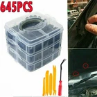 645PCS Trim Panel Clip Bumper Fender Pin Push Engine Rivet Black Car Accessories New. Price: $24.69.