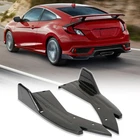 Rear Bumper Lip Diffuser Splitter Spoiler Glossy For Honda Civic Si Sedan Coupe New. Price: $45.02.