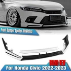 Yofer Front Bumper Spoiler Lip Kit For Honda Civic 11TH 22-24 White Black 4PCS New. Price: $125.00.
